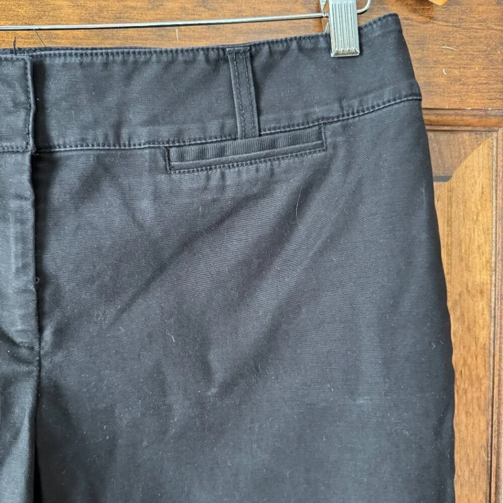 #2 White House Black Market Black Straight Leg Pants Size 12R